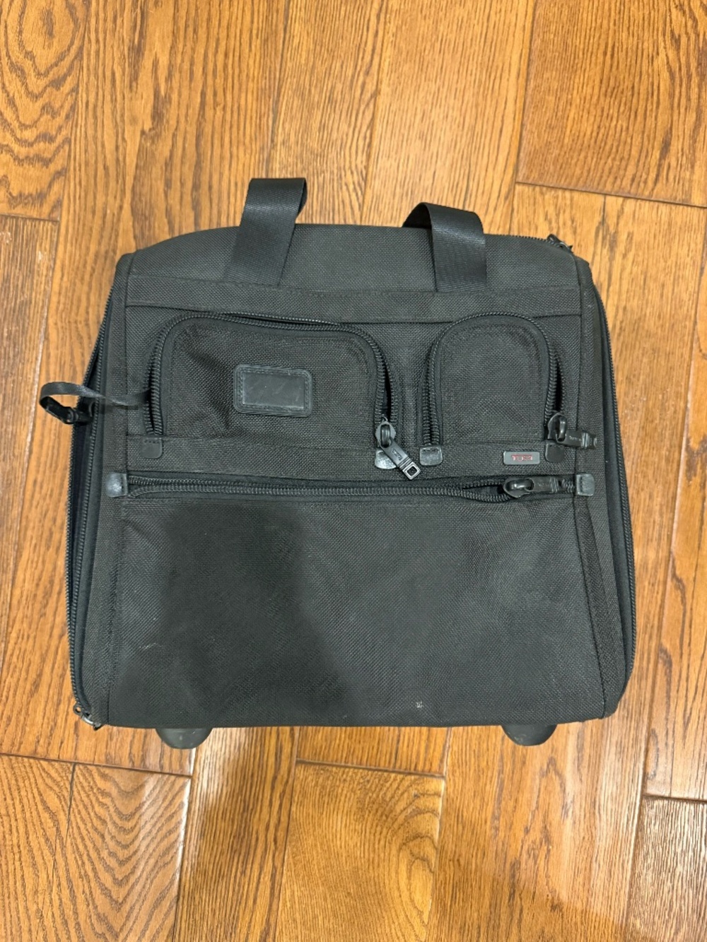 Tumi Alpha Deluxe Fxt Nylon Wheeled Briefcase Carry-on Luggage